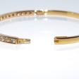 Recent jewelry - Gold and Diamonds Cuff Bracelet