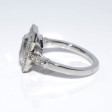 Engagement rings - Emerald Cut Diamond Ring 