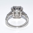 Engagement rings - Emerald Cut Diamond Ring 