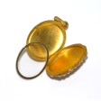 Antique jewelry - Antique Locket Picture Pendant 