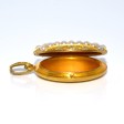 Antique jewelry - Antique Locket Picture Pendant 