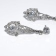 Antique jewelry - Diamond Art Deco Earrings