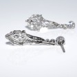 Antique jewelry - Diamond Art Deco Earrings