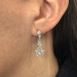 Antique jewelry - Diamond Art Deco Earrings