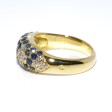 Engagement rings - Diamond and Sapphire Ring
