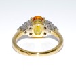 Engagement rings - Yellow Sapphire and Diamond Ring 