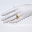 Engagement rings - Yellow Sapphire and Diamond Ring 