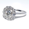 Antique jewelry - Art Deco Diamond Cluster Ring