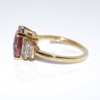 Jewelry creations - Pink Tourmaline and Diamond Ring 