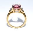 Jewelry creations - Pink Tourmaline and Diamond Ring 