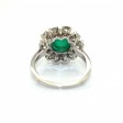 Antique jewelry - Cluster Emerald Ring