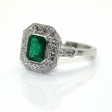 Recent jewelry - Emerald and Diamonds Ring 