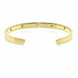 Recent jewelry - Gold and Diamonds Cuff Bracelet