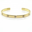 Recent jewelry - Gold and Diamonds Cuff Bracelet