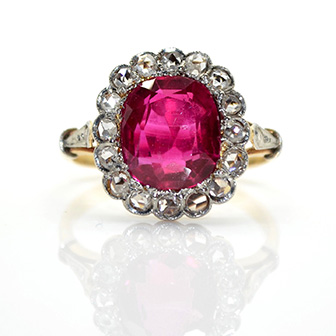 Ruby engagement rings
