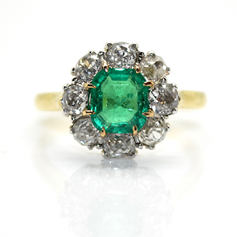 Emerald engagement rings